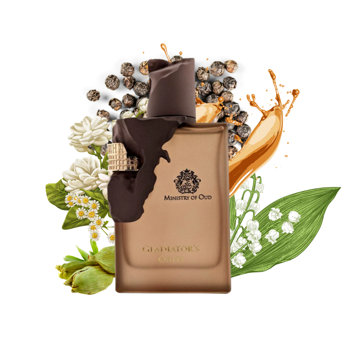 Spicy Amber Fragrance with Pepper, Cardamom, Jasmine and Vanilla